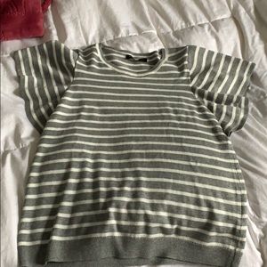 Banana Republic, grey and white sweater